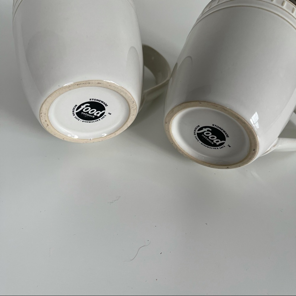 2 FOOD NETWORK BISCOTTI Mugs - Picture 3 of 6